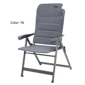 Compact Sessel Natur Elegant 7 Positionen und lackiertes Aluminium