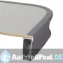 Rechteckiger Aluminium Tisch und ausziehbare Teleskopbeine 101x65 cm