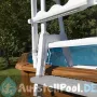 HDPE-Leiter für oberirdische Pools von 120 und 132 cm Gre L4PL
