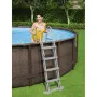 BestWay scherenförmige Sicherheitsleiter für 122 cm Pools.