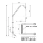 Leiter Einbaupools Standard 3 Stufen Gre 40110