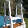 HDPE-Leiter für oberirdische Pools von 120 und 132 cm Gre L4PL