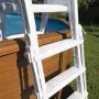 HDPE-Leiter für oberirdische Pools von 120 und 132 cm Gre L4PL