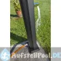 Solardusche Aluminium Luxe 38 l mit Fußwaschhahn Gre DSALP38B