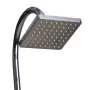 Solardusche viereckig Aluminium 18 l schwarze Farbe Gre SSAL18