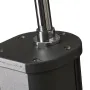 Solardusche viereckig Aluminium 18 l schwarze Farbe Gre SSAL18