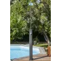 Solardusche viereckig Aluminium 18 l schwarze Farbe Gre SSAL18
