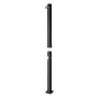 Runde Solardusche geteilt 20 l dunkles PVC Gre AR1020P