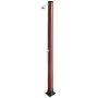 Runde Solardusche 20 l PVC Holzoptik Gre AR1020W