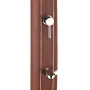 Runde Solardusche 32 l PVC Holzoptik Gre DSALR32W