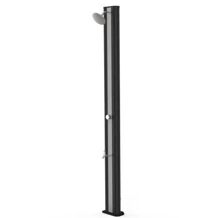 Solardusche 40 l PVC schwarze Farbe mit Fußhahn Gre SSP40