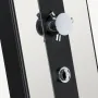 Solardusche Aluminium Luxe 38 l mit Fußwaschhahn und Sprühgeräten Gre DSALP38