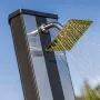 Solardusche Aluminium Luxe 38 l mit Fußwaschhahn Gre DSALP38B
