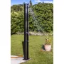Solardusche Aluminium Luxe 38 l mit Fußwaschhahn Gre DSALP38B