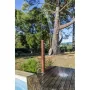 Solardusche 9 l PVC Holzoptik Gre AR1009W