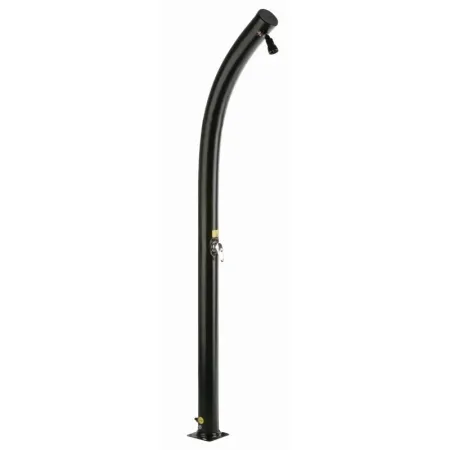 Gebogene Solardusche 20 l dunkles PVC Gre AR10250