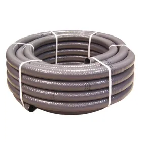 Rohr halbstarr PVC grau 25 m und 50 mm Durchmesser 40557
