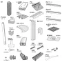 Ersatzteile Achtformpool mit Omegas-System von 120 cm