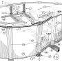 Ersatzteile Weiße Ovale Pools mit Omegas-System von 132 cm