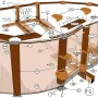 Ersatzteile Holzoptik Ovale Pools mit Omegas-System von 132 cm