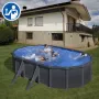 Ersatzteile Graphitoptik Ovale Pools mit Säulen von 132 cm