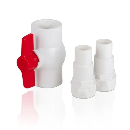 Kugelventil und 2 Gewindeanschlüsse 38-32 mm Gre AR512