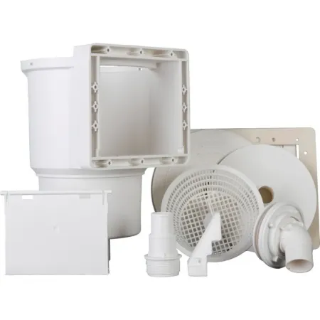 Skimmer erhöhter Pool und Impulsdüse Weiß Gre AR100