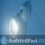 Strahler LED WEISS für Rückschlagventil der erhöhten Pools