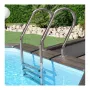 Edelstahlleiter für Holzpools Gre 126673