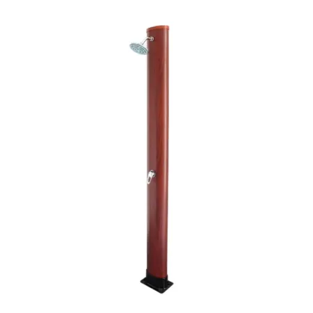 Solardusche 35 l PVC Holzoptik Gre AR1035W
