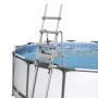 BestWay Sicherheitsleiter mit Plattform für 120 und 132 cm-Pools.