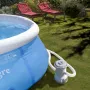 Kartuschenfilter mit einer Leistung von 2 m3/Std für Stahlrahmen- oder selbsttragende Pools.