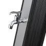 Solardusche 35 l PVC mit Fußhahn schwarze Farbe Gre AR1035P
