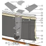 Ersatzteile Steinoptik Runde Pools von 132 cm