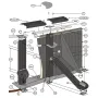 Ersatzteile Steinoptik Ovale Pools mit Säulen von 132 cm