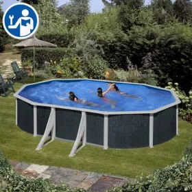 Ersatzteile Rattanoptik Ovale Pools mit Säulen von 120 cm