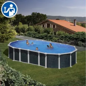Ersatzteile Rattanoptik Ovale Pools mit Omegas-System von 132 cm