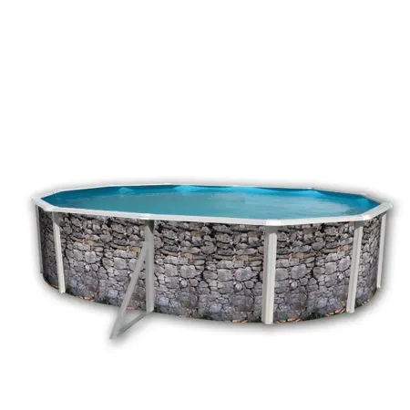 Toi Pool Silber Mond Deko 550x366x120 N102