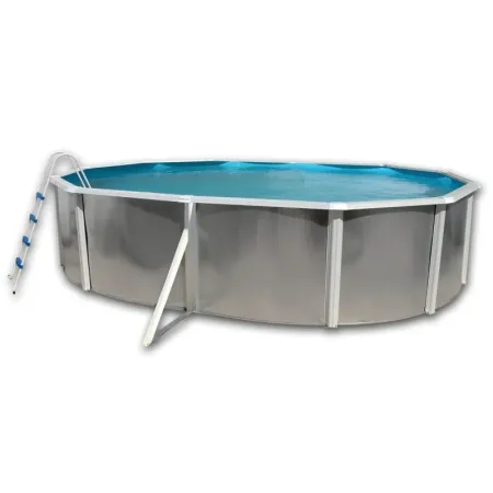 Toi Pool Silber Oval 550x366x120