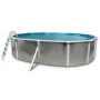 Toi Pool Silber Oval 550x366x120