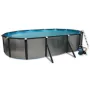 Toi Pool Silber Oval 640x366x120