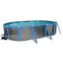 Toi Pool Silber Oval 640x366x120