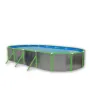 Toi Pool Silber Oval 730x366x120
