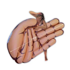 Riesige Aufblasbare Figur Toi Hand XL 240x152 7002