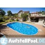 Azuro Pool 910x460x120 mit Holzoptik