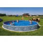 Azuro Pool 460x120 mit Steinoptik