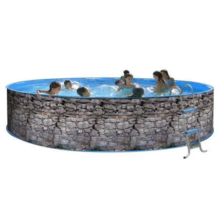 Toi Pool Grauer Stein 350x90 8138
