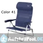Strandstuhl mit 7 Positionen und compact Kopfteil