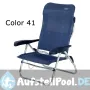 Strandstuhl Multifaser mit 7 Positionen und integriertem Griff