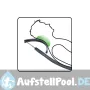 Sessel ausziehbare Rückenlehne Multifaser mit 7 Positionen und Kopfstütze